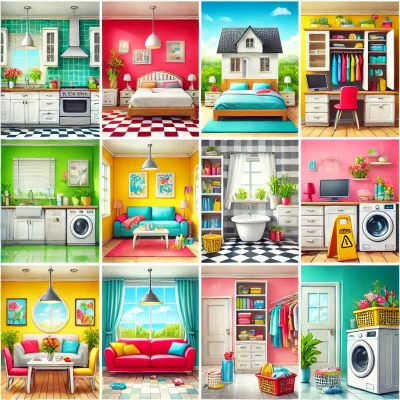 Spring Cleaning Checklist A room-by-room guide