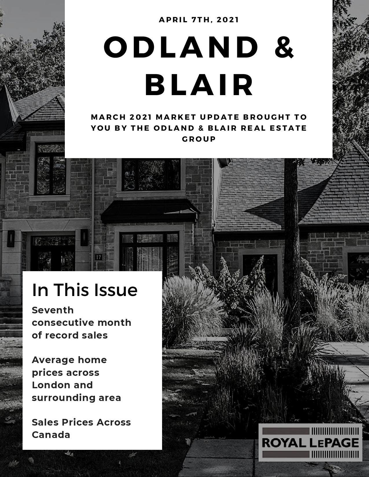 March Real Estate Market The Odland & Blair Real Estate Group