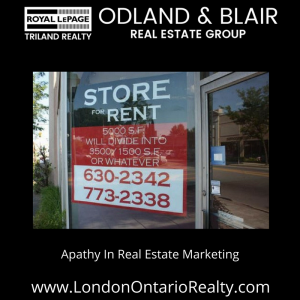 Apathy in Real Estate Marketing